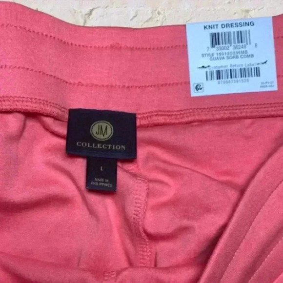 JM Collection Wide Leg Jogger - Picture 2 of 4